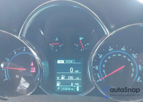 2013 Chevrolet Cruze 2Lt Auto z USA, uszkodzony, nr VIN 1G1PE5SB9D7230184